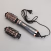 Brush, hair straightener, Enzo En-742 electric brush, two-stage hot air brush, fully automatic rotating, replaceable head