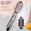 Brush, hair straightener, Enzo En-742 electric brush, two-stage hot air brush, fully automatic rotating, replaceable head