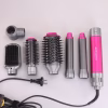 47438d79-f589-4175-9503-35e8b573c1a0 ENZO Professional 6-in-1 Hair Styler Set– ENZO EN-4133 Supersonic Airwrap Dryer with Curling Barrels, Volumizing Brushes & Smoothing Comb-colour Pink