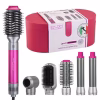82fd0f06-dfc3-416d-b998-e45ba2d32a32 ENZO Professional 6-in-1 Hair Styler Set– ENZO EN-4133 Supersonic Airwrap Dryer with Curling Barrels, Volumizing Brushes & Smoothing Comb-colour Pink