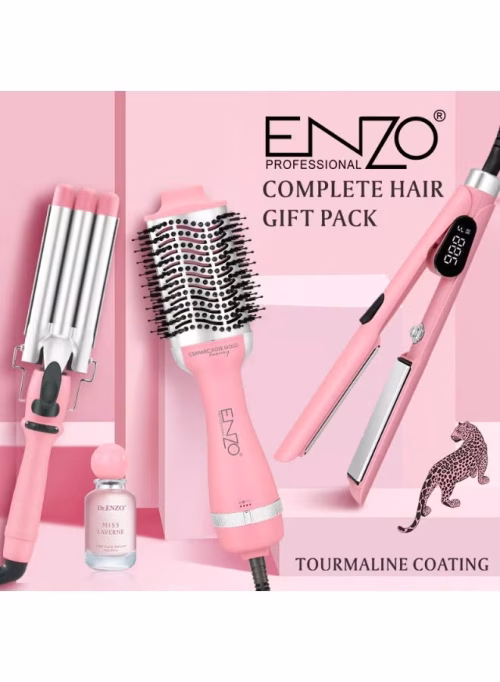 85b9a4d6-53ed-4f8d-a151-df96e4618a16 ENZO EN-5611 4-in-1 Professional Hair Styler | Hair Dryer, Straightener, Curler & Diffuser