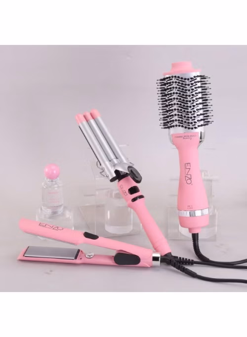 f6ed8c3c-0a39-4434-b08e-49cdda02bbc5 ENZO EN-5611 4-in-1 Professional Hair Styler | Hair Dryer, Straightener, Curler & Diffuser